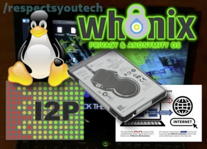 🛡Security + Privacy Hardened Linux 🔐Encrypted+Amnesiac⭐ 1TB Laptop HDD +WHONIX - Picture 1 of 18