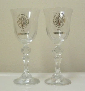IMPERIAL COLLECTION KRISTALL WODKA SCHUSSBRILLE - Paar - Bild 1 von 2