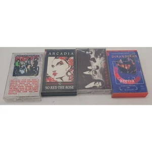VINTAGE DURAN DURAN CASSETTE TAPE LOT (4) ARENA NOTORIOUS DECADE - Imagen 1 de 3