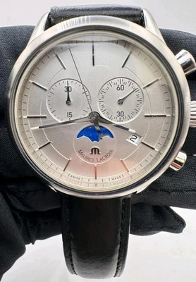 Maurice Lacroix Les Classiques 40 毫米钢制银色表盘男士腕表 LC1148-SS001-131 — 第 1/4 张图片