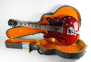 1979 Guild Starfire 4 SF4-D Wine Red ~Bigsby~ Fralin PAF Humbuckers Rare Model - Picture 1 of 24