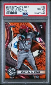 2024 Bowman's Best - Elly De La Cruz #20 - Orange Refractor /25 - PSA 10 - Bild 1 von 2