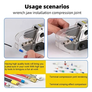 Pneumatic Terminal Crimping Machine Clamp AM-10Multi-functional AutomaticCrimper - Picture 1 of 11