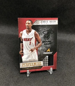 2013-14 Pinnacle Chris Bosh PERFORMERS /10 GAME USED PATCH GOLD PRIME SSP No. 25 - Bild 1 von 23