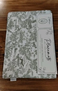 Manteles florales Delphine VERDE TOILE PERROS s/4 Acción de Gracias Chinoiserie NUEVO - Imagen 1 de 24