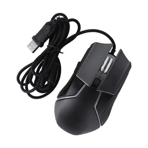 Gaming Mouse Adjustable Dpi Mechanical Ergonomic Rgb Lighting Wired Mice F BUU - Picture 1 of 12