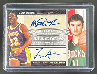 Magic Johnson Joe Alexander 2008 Topps Treasury Magic's All Rookie Team automático/39 Foto 1 de 3