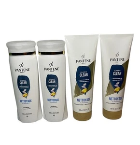 Lot of 4 Pantene Pro-V Classic Clean Shampoo & Conditioner 12 Oz/10.4 Oz - Picture 1 of 1