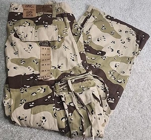 ESMX Camo Pants Mens Size 38x32 Regular Desert Trouser NWT Style 1A55 Cargo - Picture 1 of 7