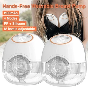 24mm Breast Pump Wearable Hands-free Electric Breast Pump Portable 12 Levels - Picture 1 of 26