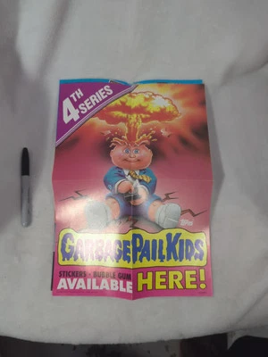Set Of 2 Garbage Pail Kids  Rare Vintage Retail Dealer Promo Poster Adverts  - Image 1 of 3