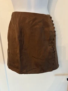 Minifalda para mujer Del Moment Australia Wave en marrón talla XS nueva con etiquetas - Imagen 1 de 8