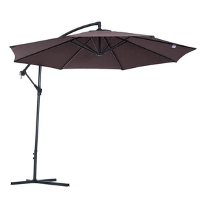 10 ft. Hanging Tilt Cantilever Offset Patio Umbrella with UV and Water Fighting - Picture 1 of 8