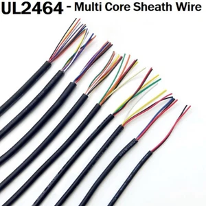 UL2464 14-30AWG Ummanteltes Netzkabel 2-10 adriges Sanft Signalsteuer Kabel 1/5M - Picture 1 of 7