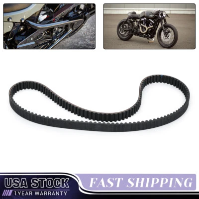 Correia de transmissão traseira 128T 1-1/8" compatível com Buell Harley Davidson Sportster 883 1200 XL - Imagem 1 de 4