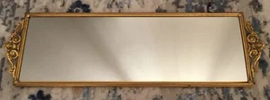 Vtg Hollywood Regency Filigree Gold Handle Vanity Dresser Mirror Tray Granny Cor - Picture 1 of 8
