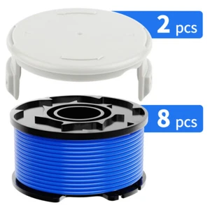 8Stk Fadenspule & 2Stk Spulendeckel Für Ryobi Rasentrimmer Trimmer DE DHL - Bild 1 von 23