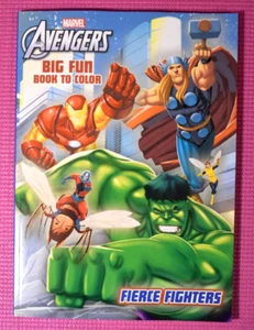 Marvel Avengers BIG FUN Book To Color Activity Book - NEW - SHIPS FREE! - Imagen 1 de 3