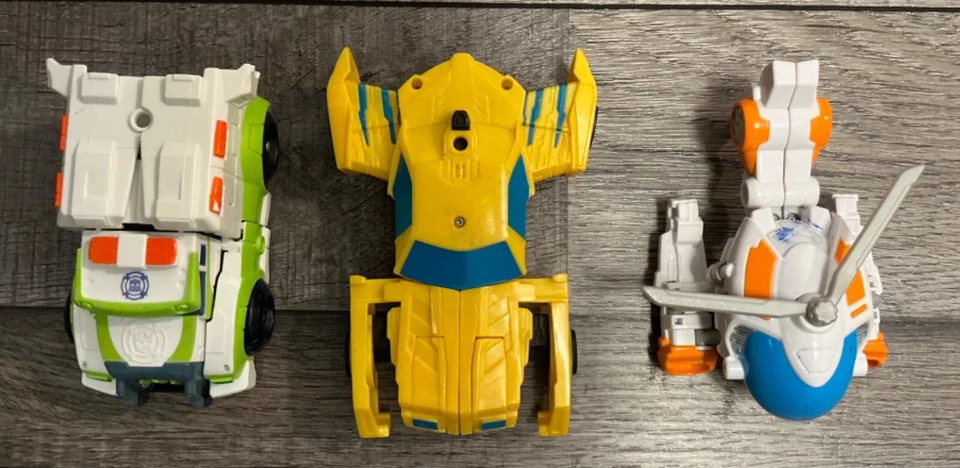 Transformers Playskool Heroes Rescue Bots Blades Figura Hasbro (Lote de 3) Foto 1 de 2
