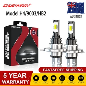 H4 9003 LED Headlight Kit Bulbs High Low Beam Upgrade For KIA SPORTAGE 2005-2007 - Picture 1 of 12