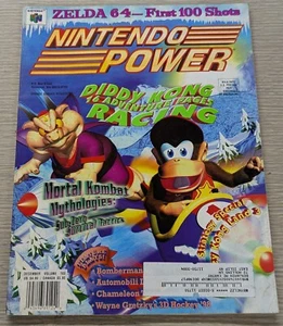 1997 Nintendo Power Volume 103 December Diddy Kong Racing With Poster, Poll Card - Picture 1 of 5