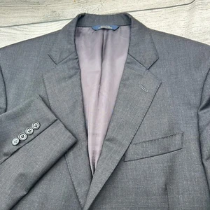 Brooks Brothers Estrato Blazer Sport Coat Men's 40R Charcoal Gray 1818 Regent - Picture 1 of 10