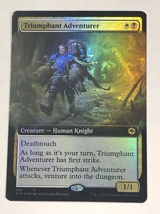 MTG TCG - Triumphant Adventurer 390 Foil Extended Art - NM (Free Shipping $5+) - Bild 1 von 2