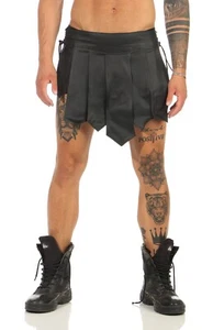 *L*Gladiator Rock B Kilt  Echt Leder Schnürung Legionär Mittelalter Festival - Bild 1 von 9