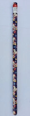 RARE Vtg Disney Christmas Wrapping Paper Gift Wrap Mickey Minnie Mouse 60sq. 3⅓' - Image 1 of 4