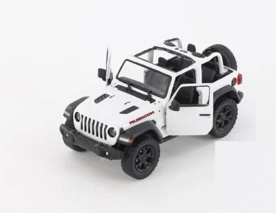 Jeep Wrangler Rubicon 2018 blanco modelo diecast coche de juguete escala 1:34 5" Foto 1 de 4