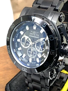 Invicta Men's Watch 32727 Coalition Forces Black Quartz Chronograph Steel 52mm - Picture 1 of 14