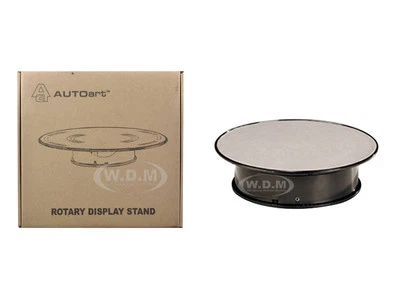 MESA GIRATORIA PANTALLA 8 PULGADAS TAPA PLATEADA 1/24 1/43 1/64 1/32 AUTOART 98018 Foto 1 de 2