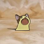 Kawaii Cat Enamel Pin Cute Cat Metal Badge Kitten Open Mouth Brooches  Coat