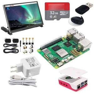 Raspberry Pi 5 16GB Komplettset: 7-Zoll Touchscreen, Original Netzgerät, Gehäuse - Picture 1 of 9