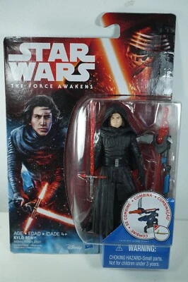 STAR WARS The Force Awakens KYLO REN Unmasked Face 3.75" Action Figure MOC! - Image 1 of 4