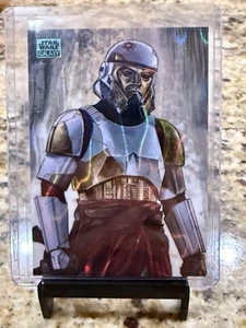 2024 Topps Chrome Galaxy Star Wars Captain Enoch Art Card Aqua Lava /175๐ฅ๐ฅ - Picture 1 of 2
