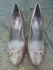 Jones Bootmaker Carli Brown Leather Heeled Shoes EU 40 UK 6.5