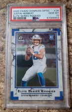 Justin Herbert Elite Series Rookie 2020 Optic PSA 10 Chargers RC 🔥🔥