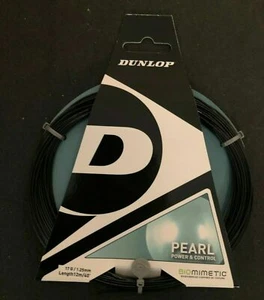 Dunlop Pearl Premium Squash Racquet String! 17 Gauge 1.25mm, 12m 40 feet Black - Picture 1 of 2