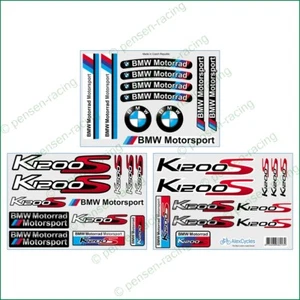 K1200S BMW Motorrad Motorsport Racing Laminierte Aufkleber Aufkleber Kit - Bild 1 von 5