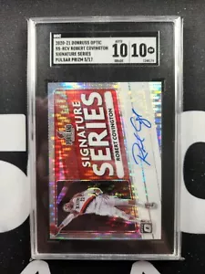 2020-21 Panini Optic Robert Covington Pulsar Prizm Auto 5/17 SGC 10/10 GEM MINT - Picture 1 of 2