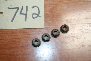 1985 Honda XR 350R Front Fork Axle Clamp Mounting Nuts OEM 85 G - Picture 1 of 4