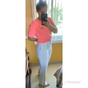 Nine West Linen Streight Leg Trousers  - Picture 1 of 12