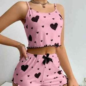NEW -Set of Women Sleep pajamas for women, home clothes, shorts of prints. - Picture 1 of 9