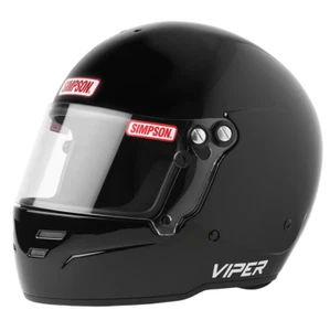 Simpson Racing SA2020 Viper Racing Helmet Medium 7100022 Black - Picture 1 of 7
