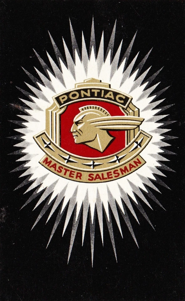 PONTIAC MASTER SALESMAN ADVERTISING PHOTO on 5x7 GLOSSY VINTAGE REPRINT #2 - Image 1 of 1