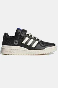 MENS ADIDAS FORUM LOW X ANDRÉ SARAIVA TRAINERS - ALL SIZES - BLACK/WHITE/PINK. - Picture 1 of 9