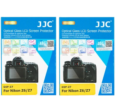 (2 шт.) JJC GSP-Z7 2.5D закаленное оптическое стекло протектор ЖК-дисплея для Nikon Z5 Z6 Z7 - Изображение 1 из 4