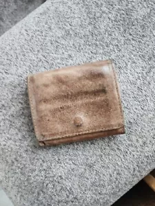 Pepe jeans Santi Wallet - Brown / One Size Vintage Worn Look Cow Leather - Picture 1 of 3
