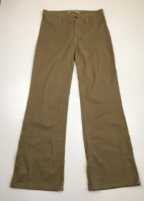 Pantalones de mezclilla VINCE Suntan Wash con logotipo de FARRAH con botones para mujer talla 28 Foto 1 de 4